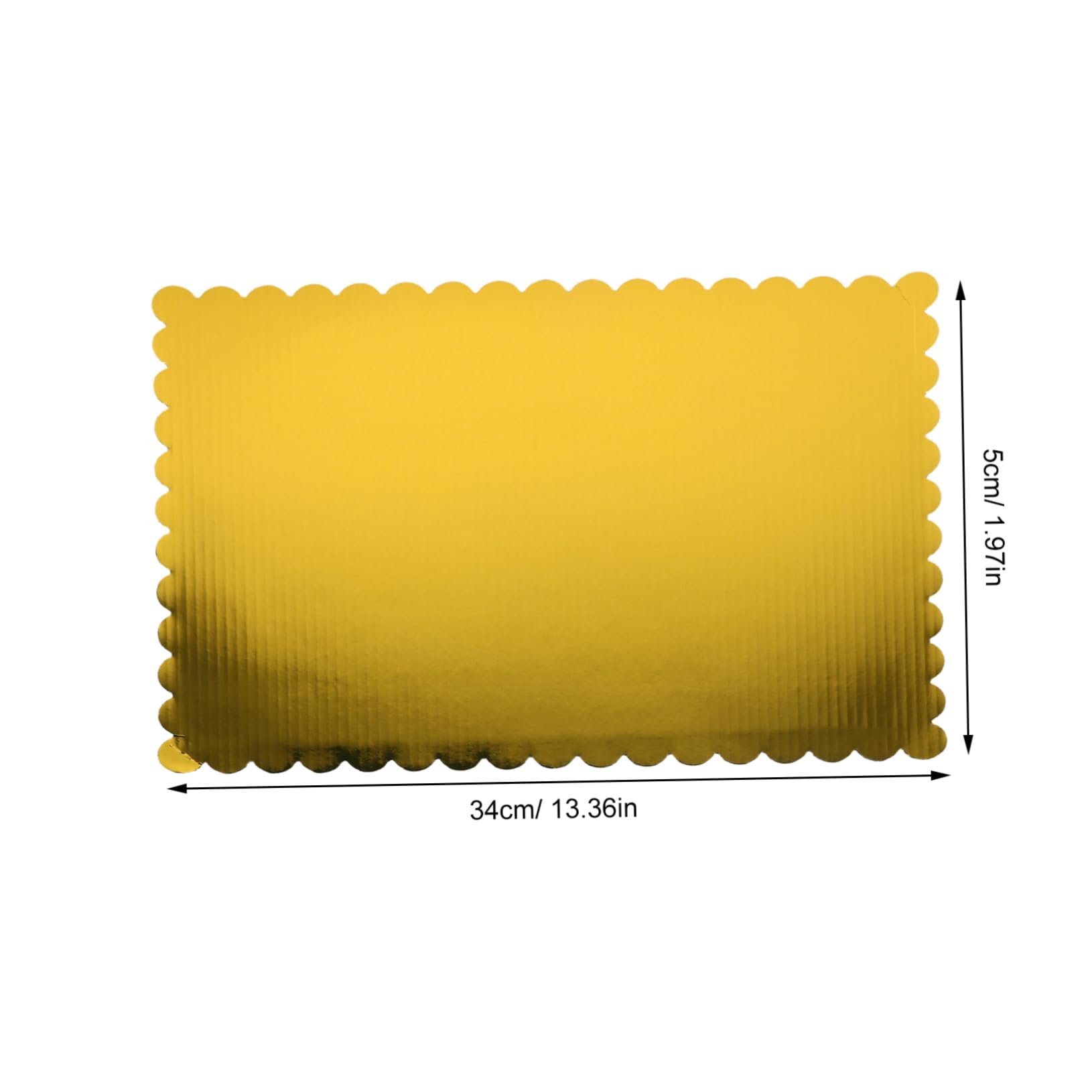 Cabilock 20pièces à Gâteaux Rectangulaires Carton Ondulé Base De Gâteau pour Gâteaux Feuille Support De Pâtisserie Jetable