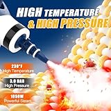 Steam Cleaner, HandHeld Steam Cleaners, Portable Steam Cleaning, Steam Cleaner Hand Held, Multi-Purpose Portable Steamer with 12 Accessory Kit for Sofa, Kitchen, Tile, Curtains, Carpets, Window - Image 5