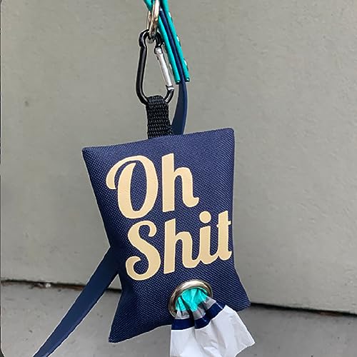 Image of Canvas Dog Poop Bag Dispenser Holder Dog Poop Pickup Bags Container Pet Trash Bag Holder Pet Waste Disposal Bags Dog Waste Bag Dispenser Doggy Poop Bags Holder