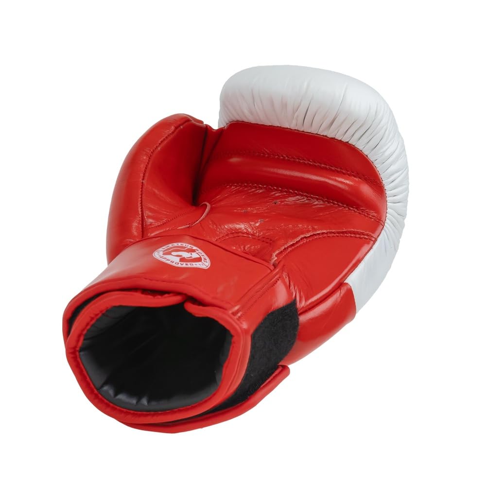 Booster - Guanti da boxe – Thunder Series 3 – Rosso/Bianco – 16 oz
