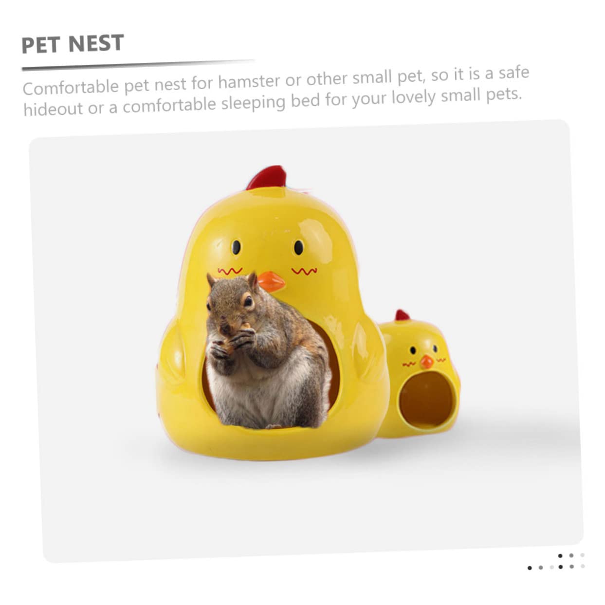Keramik Hamsternest mit Sicherem Versteck, Kleiner Schlafplatz für Zuhause
