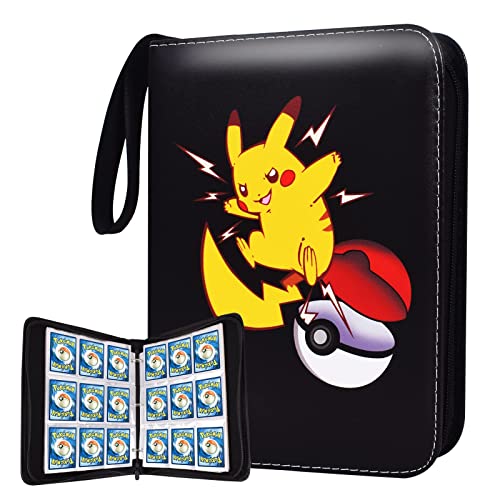 Classeur Cartes Pokemon 720 Cartes - Album Carte Pokemon Grand Format - Porte Carte Pokemon Classeur - Cahier Pokemon Range Carte Pokemon Classeur pour Pokémon Cartes Francais - Capacité 40 Page
