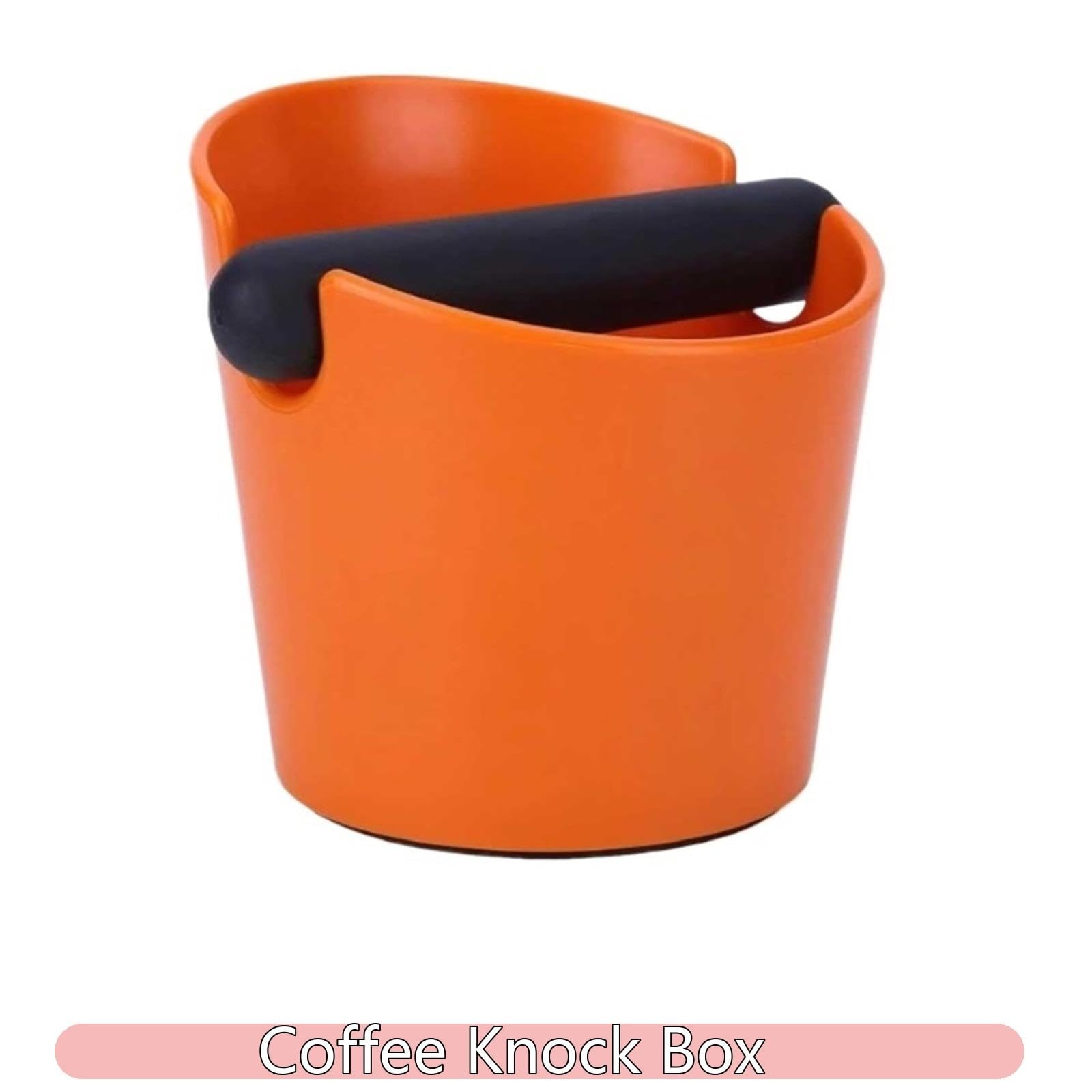 Busta for Caffè Resistente Agli Urti Con Barra Rimovibile 4,6 X 4,3 Pollici Smaltimento Disco for Caffè Espresso Nero for Barista(Silver-A)
