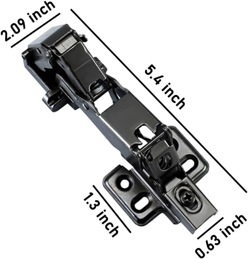 キャビネットドアヒンジ フルオーバーレイ 油圧式キャビネットドアヒンジ 特別大型アングル厚ドアパネルヒンジ 家具/キッチン/ショーケ