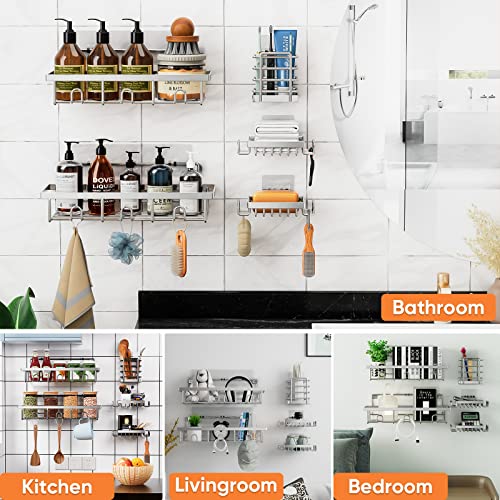 Bunoxea BXZHB20231018 Shower Caddy Stainless Steel thumb #1