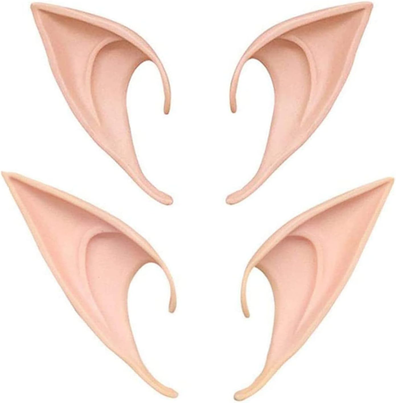 LIKENNY エルフ耳 尖った耳 コスプレ 耳 アクセサリ 長め+短め 仮装 天使 精霊 魔女 妖精 吸血鬼 妖怪 祭り 学園祭 演出 仮装衣装フェスティバルパーティー ハロウィン クリスマス シリコン製 (2ペア) LIKENNY エルフ耳 尖った耳 コスプレ 耳 アクセサリ 長め+短め 仮装 天使 精霊 魔女 妖精 吸血鬼 ...