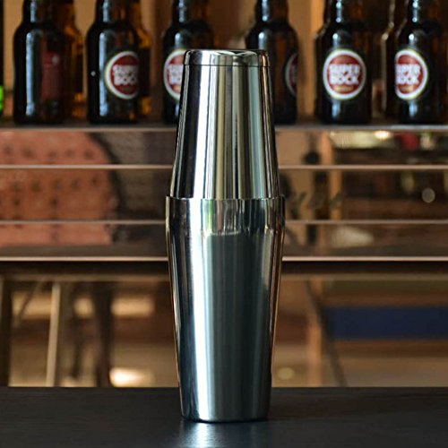 LANZON Boston Cocktail-Shaker: 2-teiliger Edelstahl Boston-Shaker Set, 500ml + 750ml Cocktailshaker Barset für alle… - Image 6