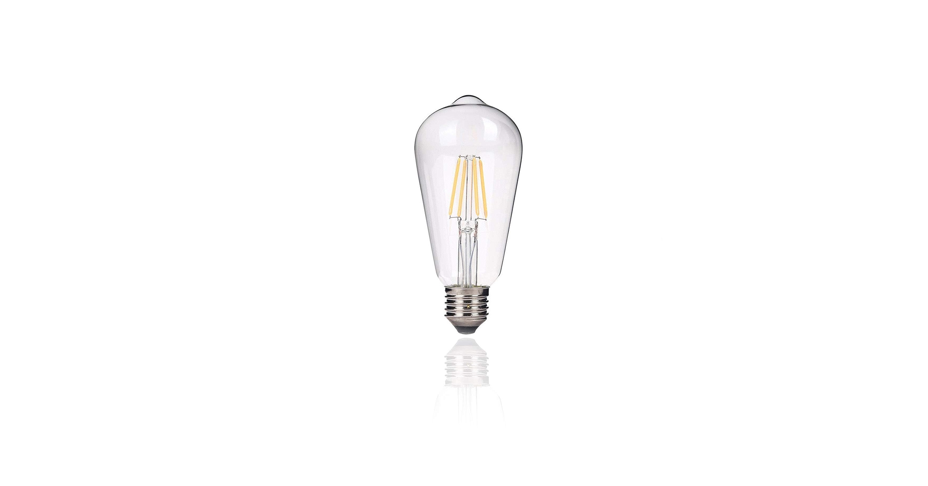 emark LED Bulb 40 Watt Equivalent - Soft White (2700K) ST64
