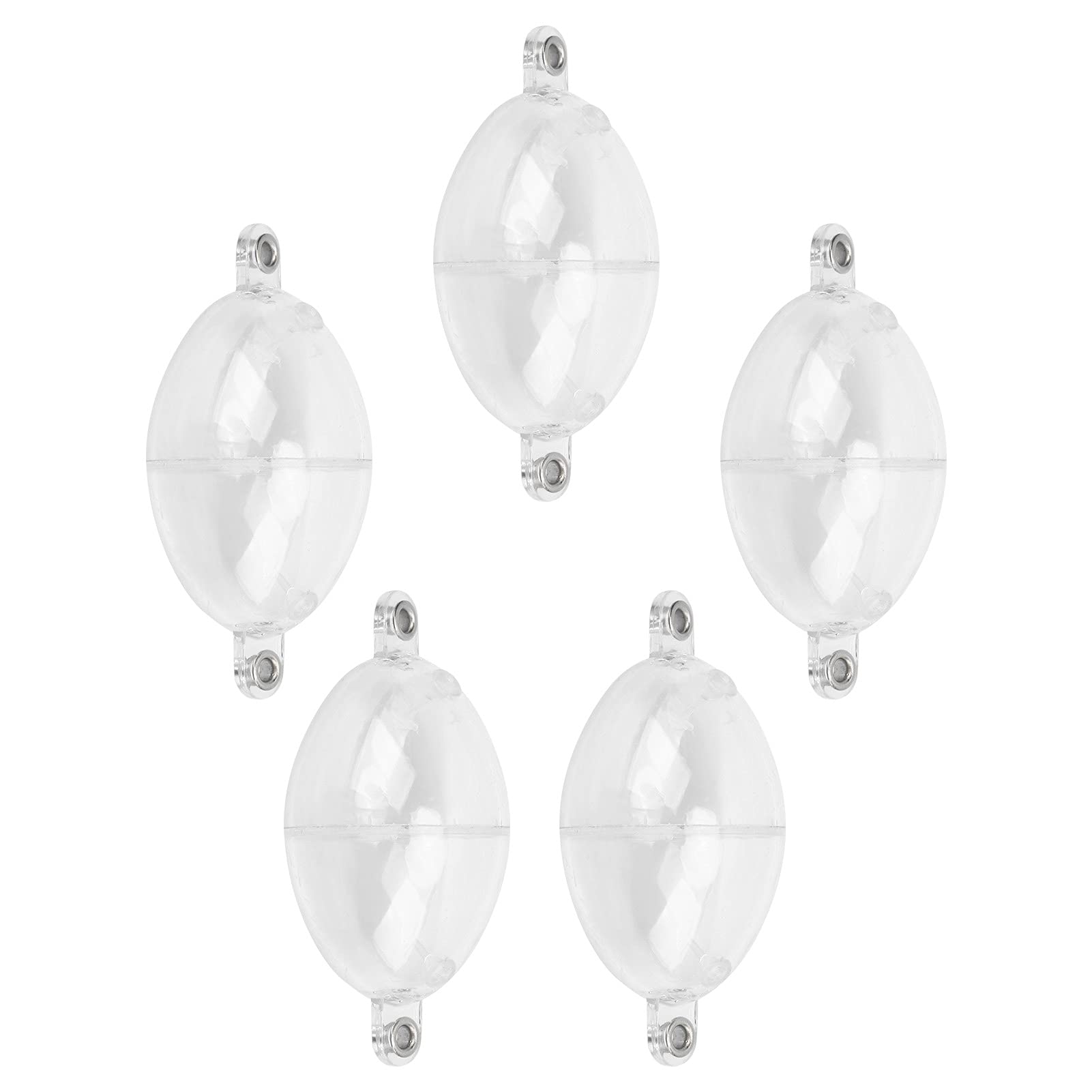 CHICIRIS Fishing Float Ball, Fishing Float Ball Bubble, 5Pcs Fishing Bubble Floats Sea Coarse Controller Fishing Float Ball Fish Tackle Accessories (White)