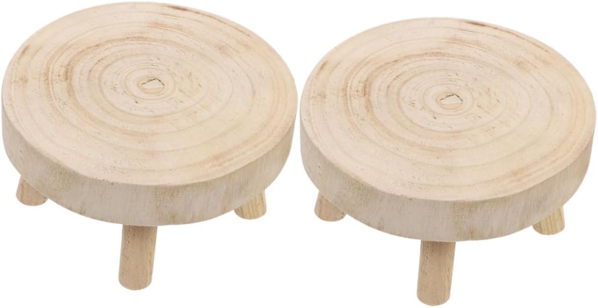 2pcs Wooden Plant Stands Tiered Plant Holders for Pot Stands Decorative Design
