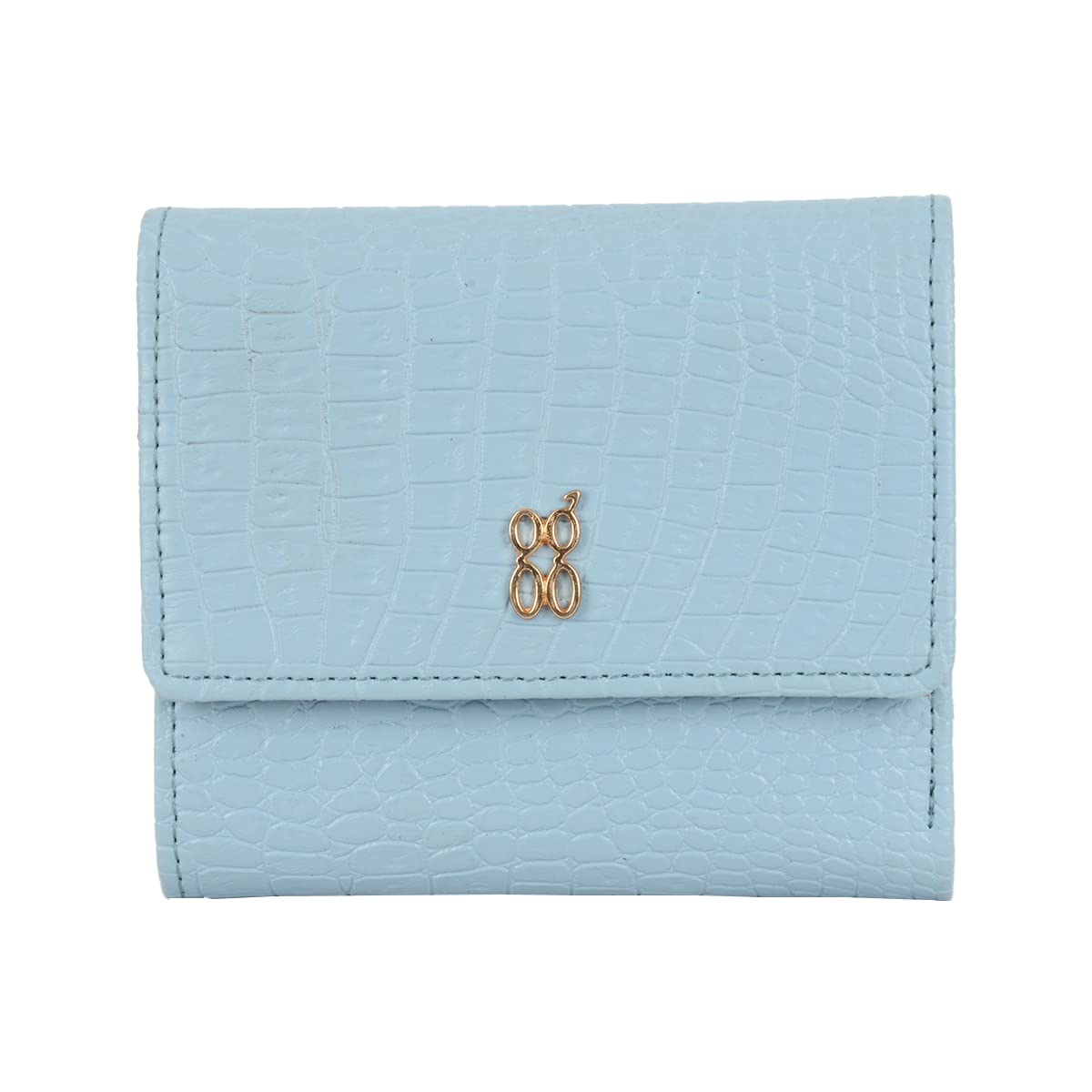 BaggitGG Women's 3 Fold Wallet - Small (Blue)