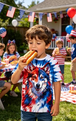Image of Boys Tie Dye Shirt Size 4-14 Hippies Senior Rainbow Tees T Shirts for Kids | Tees T shirts for Kids