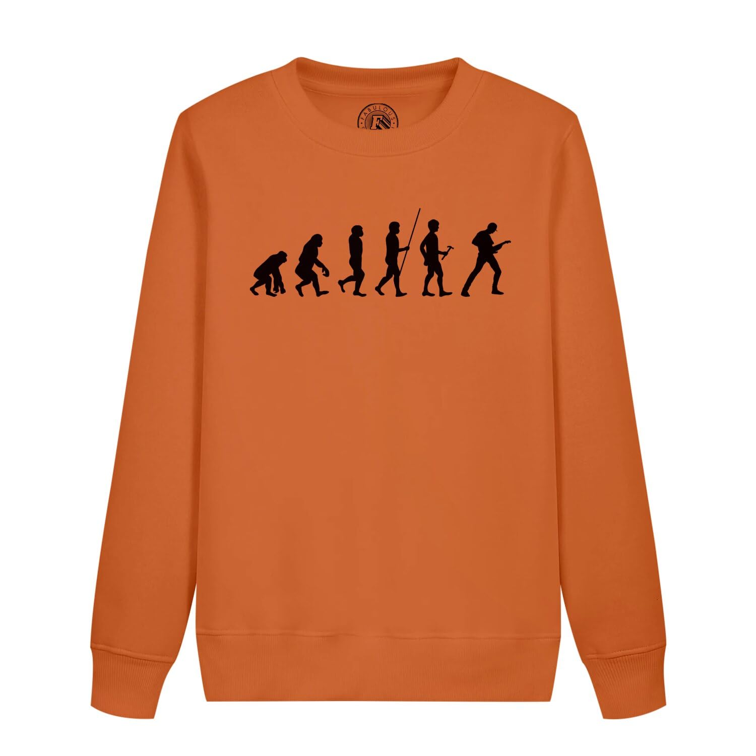 Sweatshirt enfant évolution basse électrique vêtement musique rock