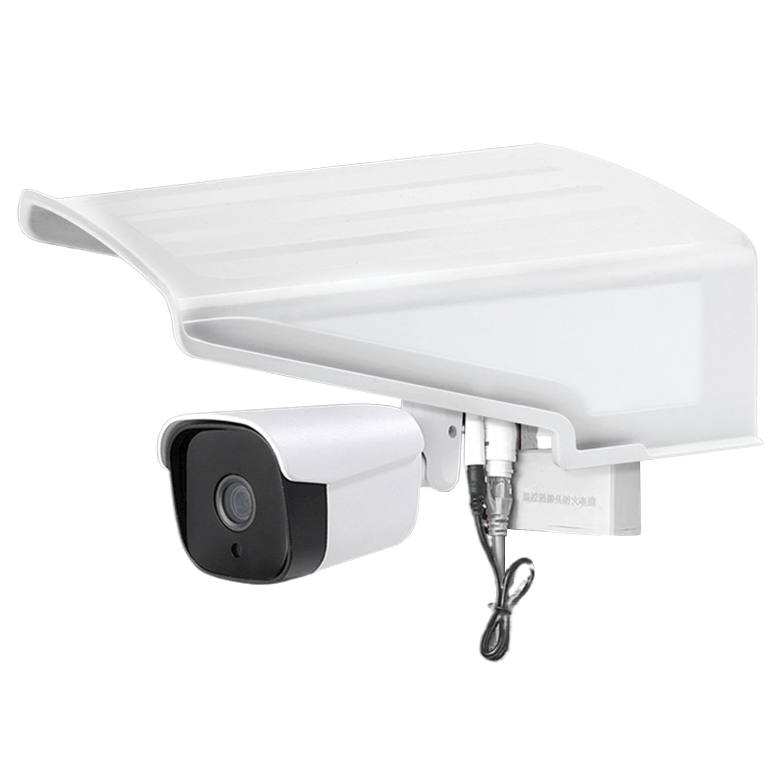 Copertura impermeabile per telecamera da esterno Custodia protettiva in silicone Copertura protettiva pelle antigraffio resistente ai raggi UV per EufyCam (Bianco