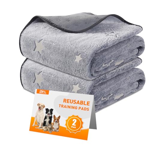 PICK FOR LIFE Alfombrilla de orina para mascotas, lavable, para perros, absorción rápida, para cachorros, perros viejos o incontinentes, 79 x 92 cm