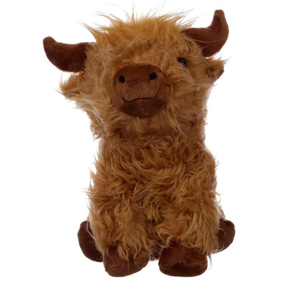 Puckator Highland Coo Plush Cow Door Stop, Door Stop Stoppers Stops Indoors, Door-Stops Wedge Stoper, Accessories, Peel Stop - Image 2