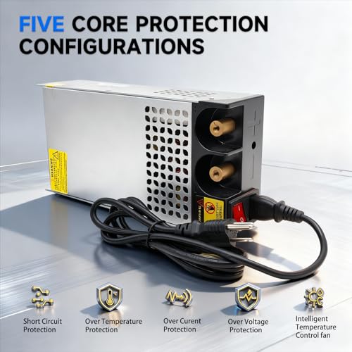Image of 110V AC to DC 24V Converter 120V to 24V 62.5A 1500W Power Supply