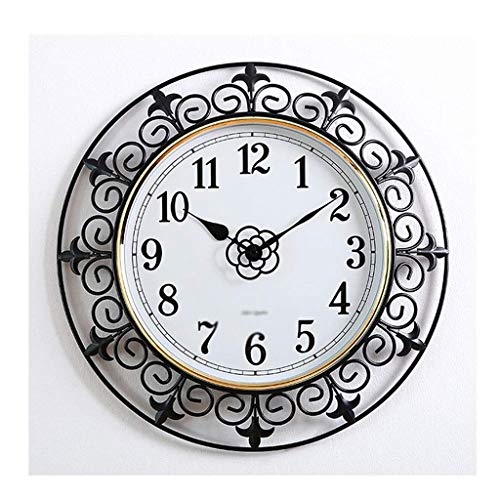Horloge murale silencieuse pour un salon élégant au style rétro Art déco