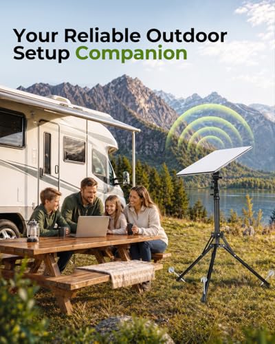 Image of Starlink Mini Tripod Mount | Ground Stakes | 180Tilt for RV Camping