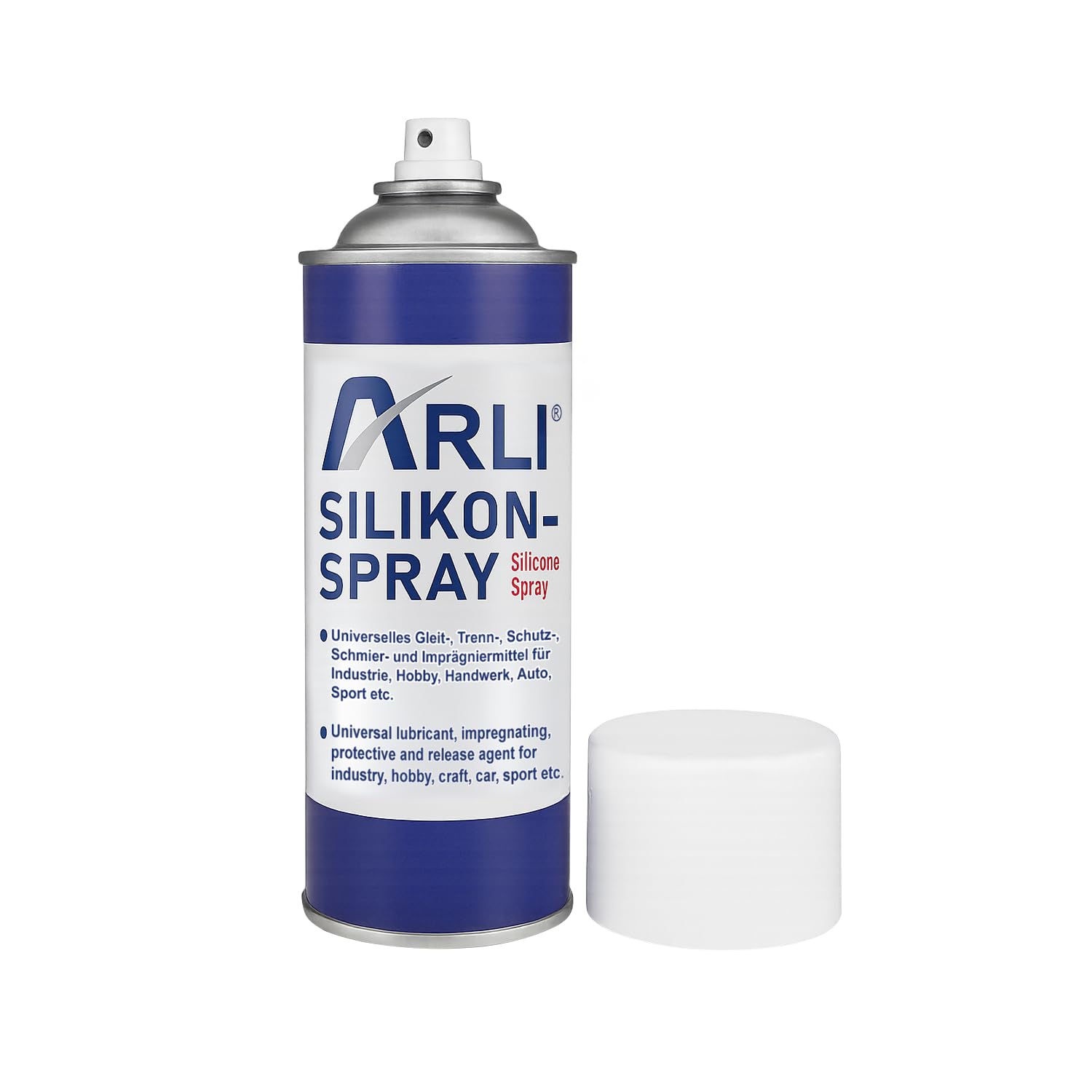 ARLI Silikonspray 12x 400ml Universelles Gleitmittel Trennmittel Schmiermittel Schutzmittel für Kunststoff Holz Metall Gleitspray Pflegemittel Automobil Sportgeräte Handwerk Industrie