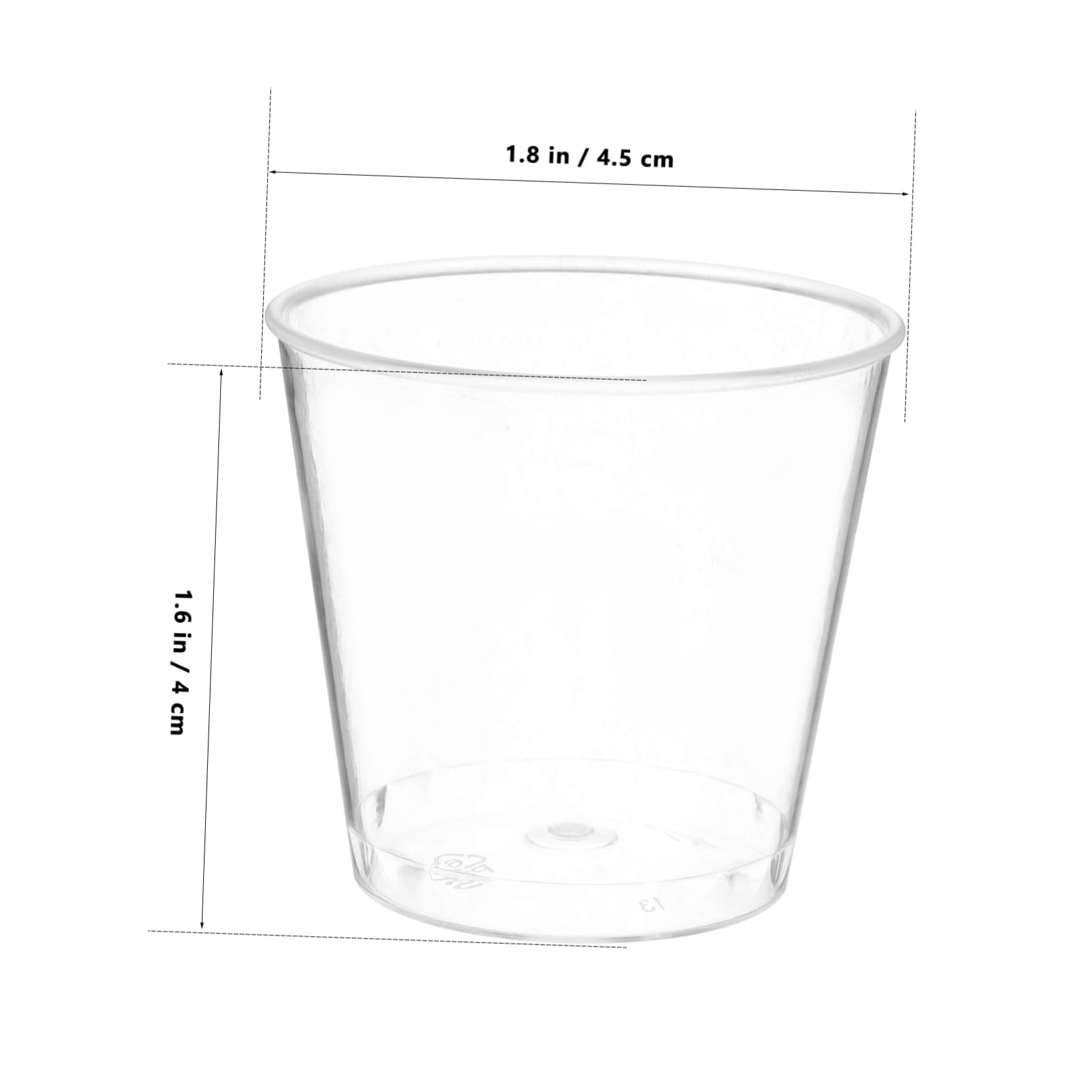 Alipis Versatile 50 Pack Tasting Cups 30ml Mini Sauce Holders Disposable Condiment Containers for Sampling