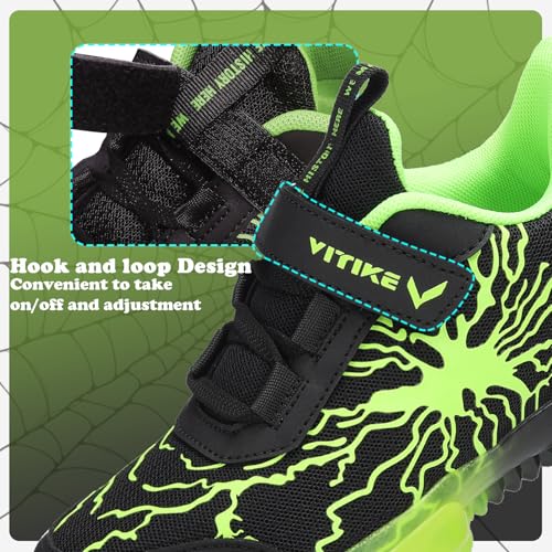 Image of VITUOFLY Boys Girls Sneakers Kids Mesh Lightweight Running Tennis Shoes