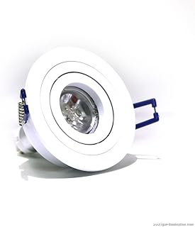 Maslighting - Empotrable circular aluminio, colección Recesseds (Válido para bombilla Halógena y Led)