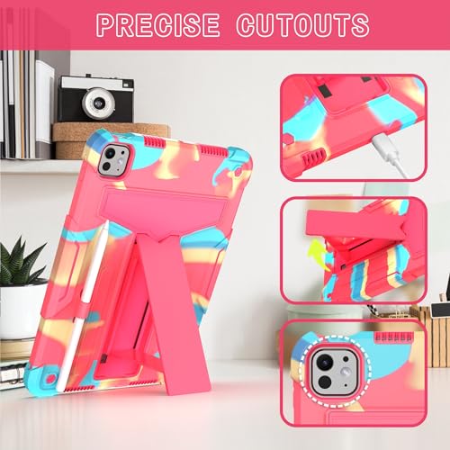 Coque iPad Pro 11 2024 avec béquille idéale pour les enfants