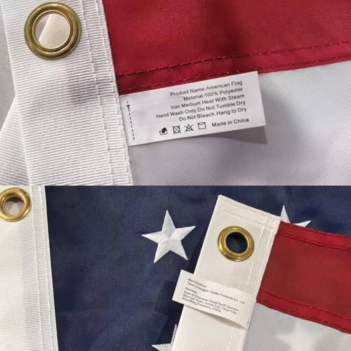 Drapeau américain indéchirable et imperméable super résistant pour mât
