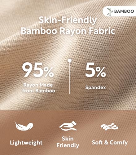 Image of DAVID ARCHY Womens Underwear, Bamboo Rayon Underwear Panties Moisture Wicking Panties, Soft Breathable, 4 Pack