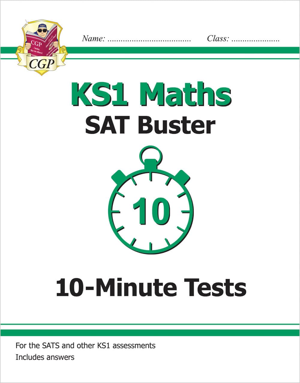 KS1 Maths SAT Buster: 10-Minute Tests (CGP KS1 SATS)