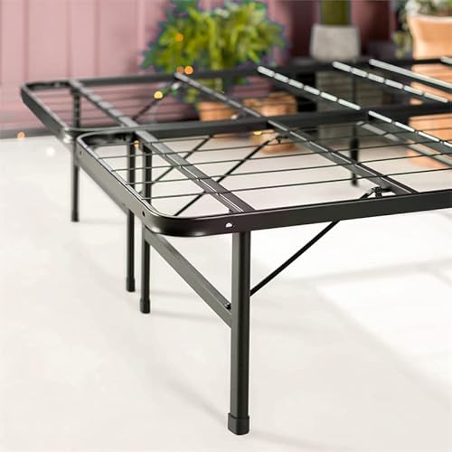 Zinus Smartbase Tool-Free Assembly Mattress Foundation / 14 Inch Metal Platform Bed Frame / No Box Spring Needed / Sturdy Steel Frame / Underbed Storage, Queen #TOP5