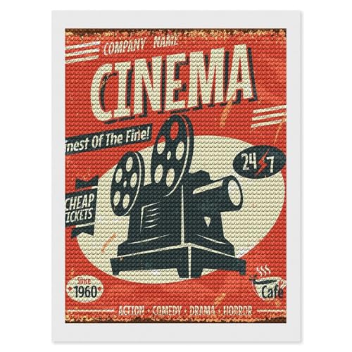 FULINGCAO DIY Canvas Diamond Painting Kits Full Round Drill Kits ...