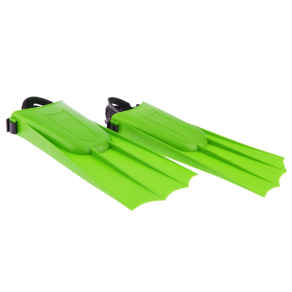 Set di 3 pinne regolabili per adulti, strumenti di apprendimento per nuoto, immersioni, XL, verde, XL, tipo B