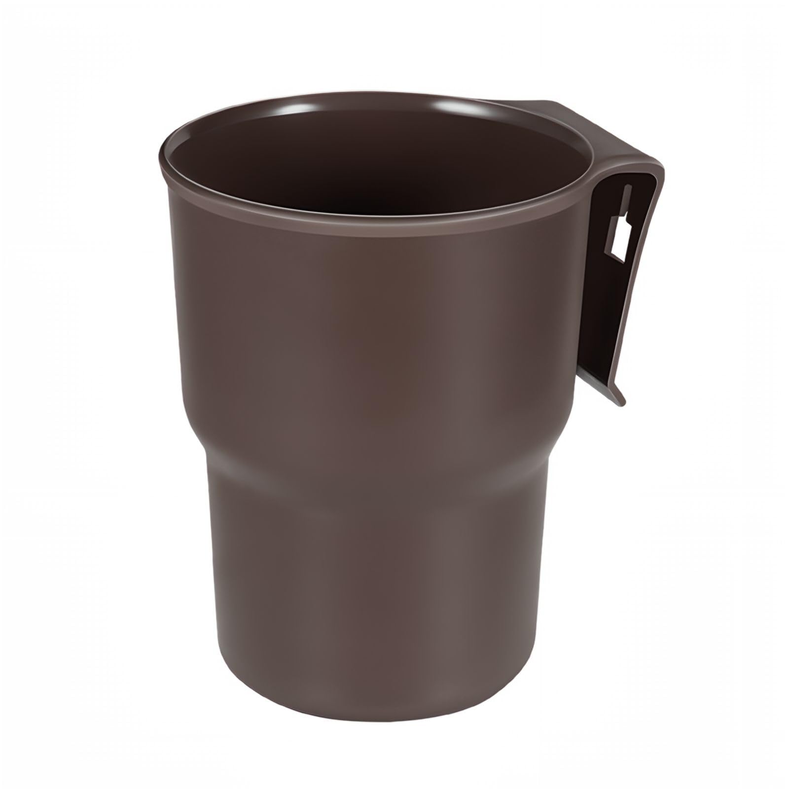 2 PCS Auto Vehicle Cup Stand for Skoda Kushaq 2021-2025, Anti-Slip Seat Cup Holder Car Beverage Organizer Car Accessories,Brown