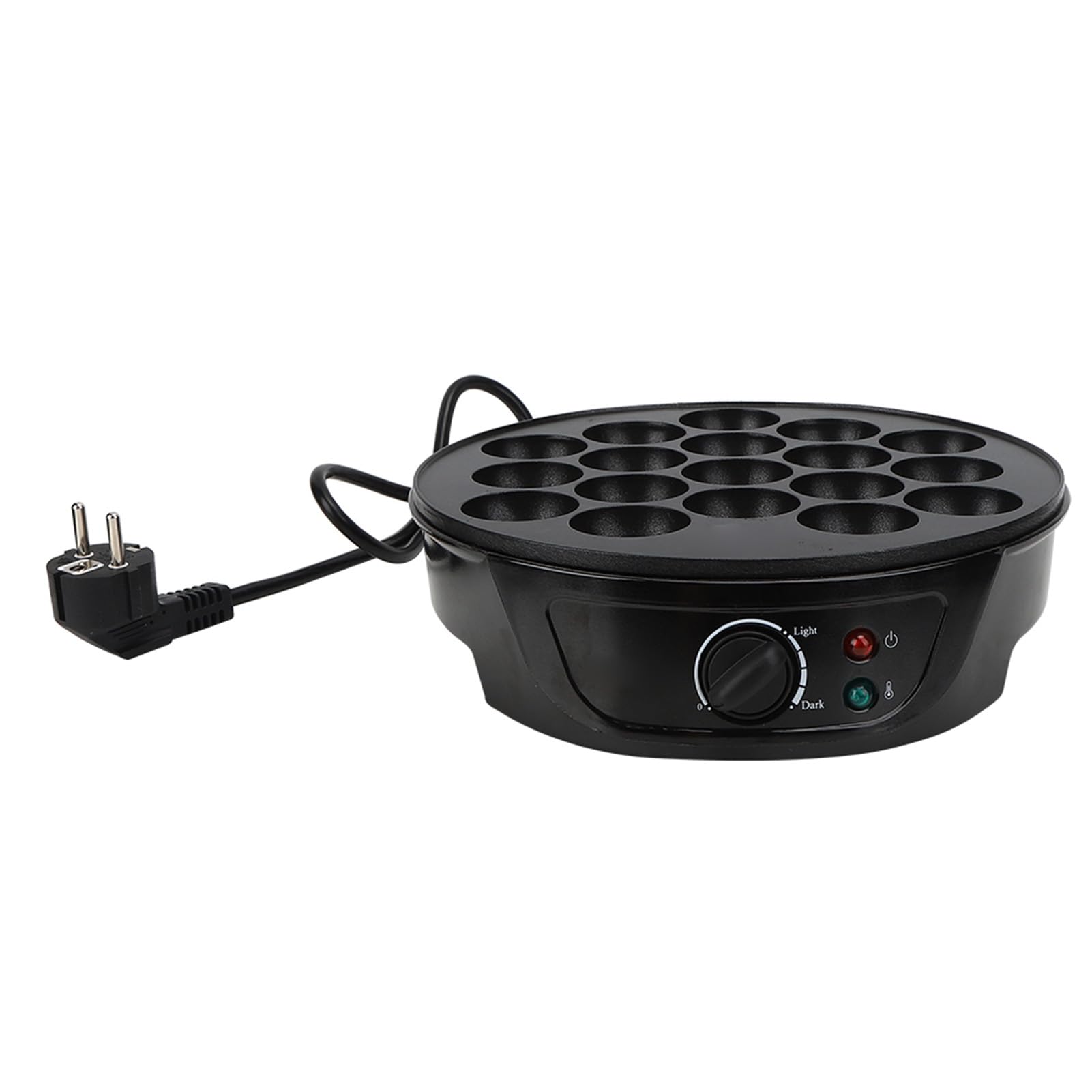 lyrlody Macchina per Takoyaki 18 Stampi Rotondi 750W Rivestimento Antiaderente