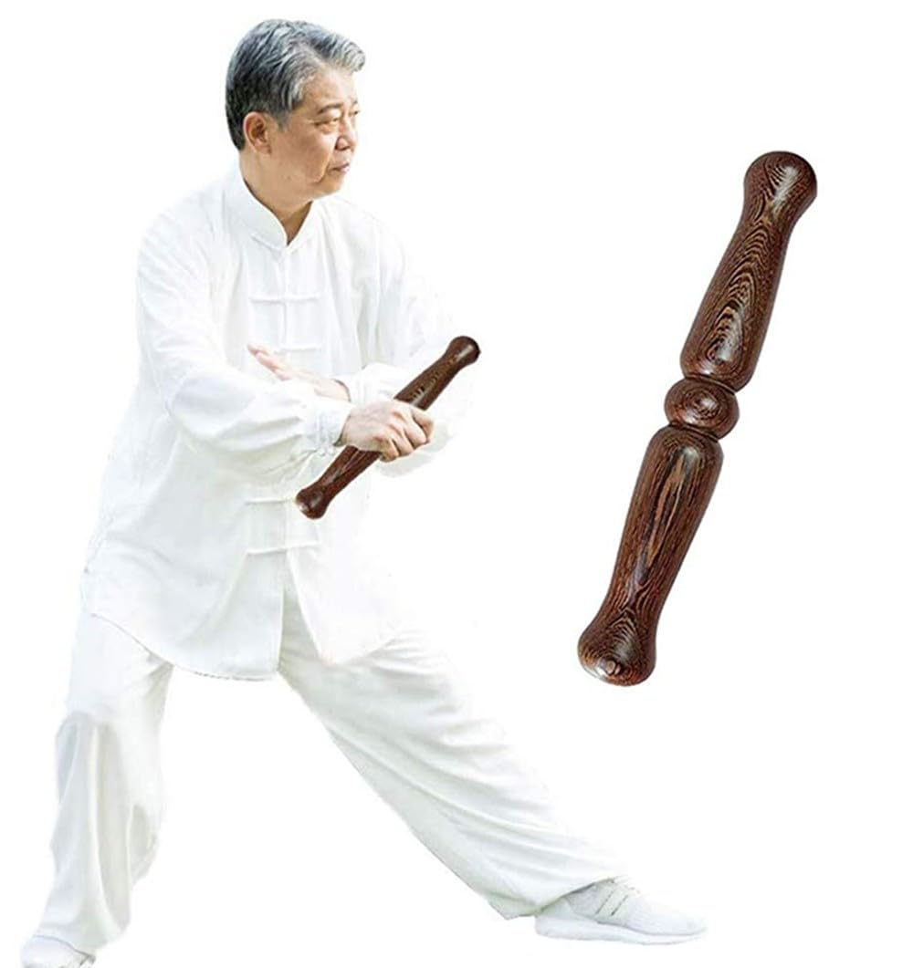 DFrywdgSEY Tai Chi ruler, Tai Chi Ruler Stick Exercise Equipment Wood 33x(4.7-5) cm 1pc(33 * 4.7 cm)
