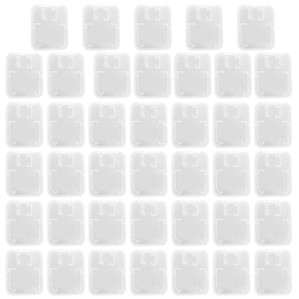 SDカードケース マイクロ ケース マイクロSDカード micro sdカード メモリーカード 収納ケース カード入れ ホルダー 防水 小型 薄型 クリア 簡易 携帯便利 収納/整理/保管用 40個セット