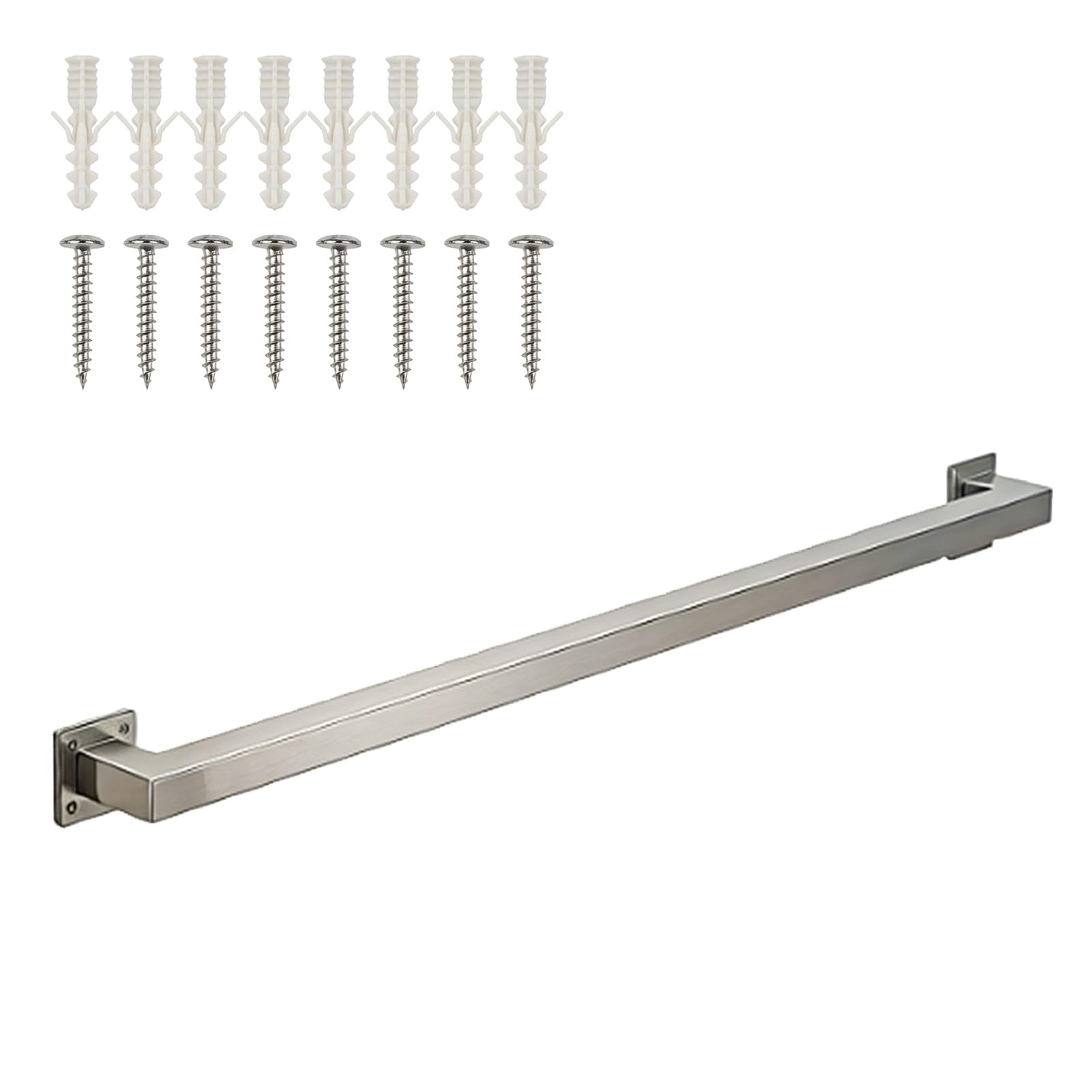 Liyadolaam Women's One Color Modern Staircase Rail Stainless Steel Banister Railings, Handrail For Stairs Outdoor Grab Bars, Handrail For People With Disabilities, The Elderly(13Ft/390Cm)