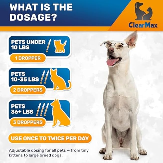 Liquid Probiotics for Dogs and Cats ¨C 6 Billion CFU Pet Digestive Support ¨C Dog Probiotics with Enzymes ¨C Cat Probiotic Supplement ¨C 2-oz Bottle-4wj9bgzt