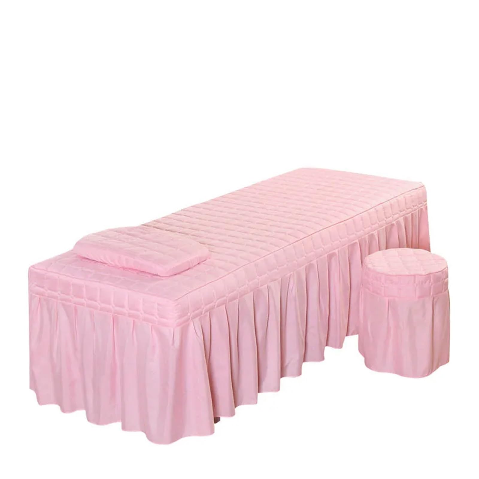 Massage Table Skirt 1pcs Spa Massage Club Bed Cover Only Beauty Salon Sheet Bedskirt SPA with Hole(Color 10,185x70 Cover only)