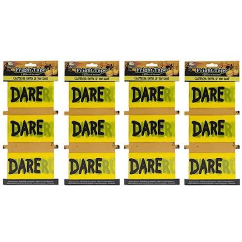 Halloween Printed 'Caution Enter If You Dare' Fright Tape – Spooky & Durable Halloween Decoration for Parties | Indoor & Outdoor Use (12)