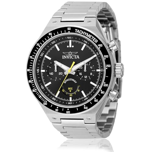 Image of Invicta Speedway Quartz Black Dial Watch for Men - 49376
