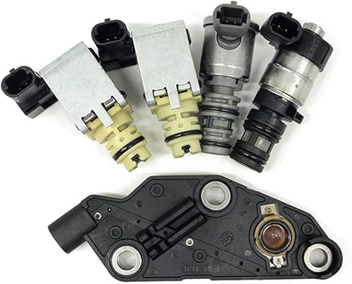 Juego de solenoides de transmisión 4T65E con interruptor de presión colector compatible con Buick Chevrolet Pontiac