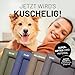 Lumaland orthopädisches Hundebett aus Cord | ergonomisches Hundesofa 90x65 cm - für mittelgroße Hunde | Boden rutschfest | Füllung und Bezug waschbar | Hundekörbchen mit Memory Schaumstoff