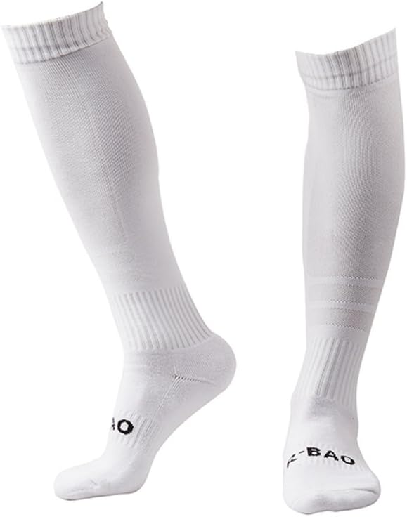 GUUMOR Mens Football Socks 1/5 Pack Knee High Towel Bottom Pressure Compression Socks