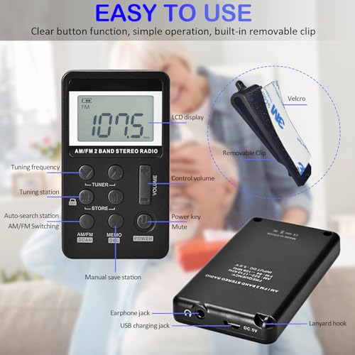 Swdstp SWD-767 Am/Fm Personal Portable Radio thumb #3