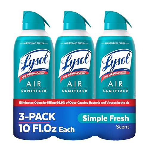 Lysol Air Sanitizer Spray with Bacterial Odor...
