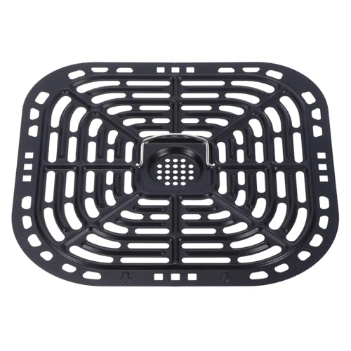 Placa de parrilla reemplazo para freidora MECCANIXITY, 8.97 x 9.36 pulgadas, antiadherente, apta para lavavajillas, color negro miniatura 3