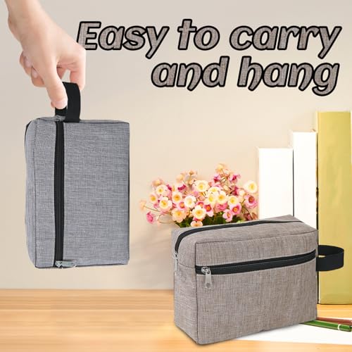 8 Pack Travel Toiletry Bag, Water Resistant Shaving Bag Travel Bag Large Capacity Cosmetic Bag for Men Portable Storage Bags for Women Makeup Pouch Organizer for Toiletries,4 Colors4